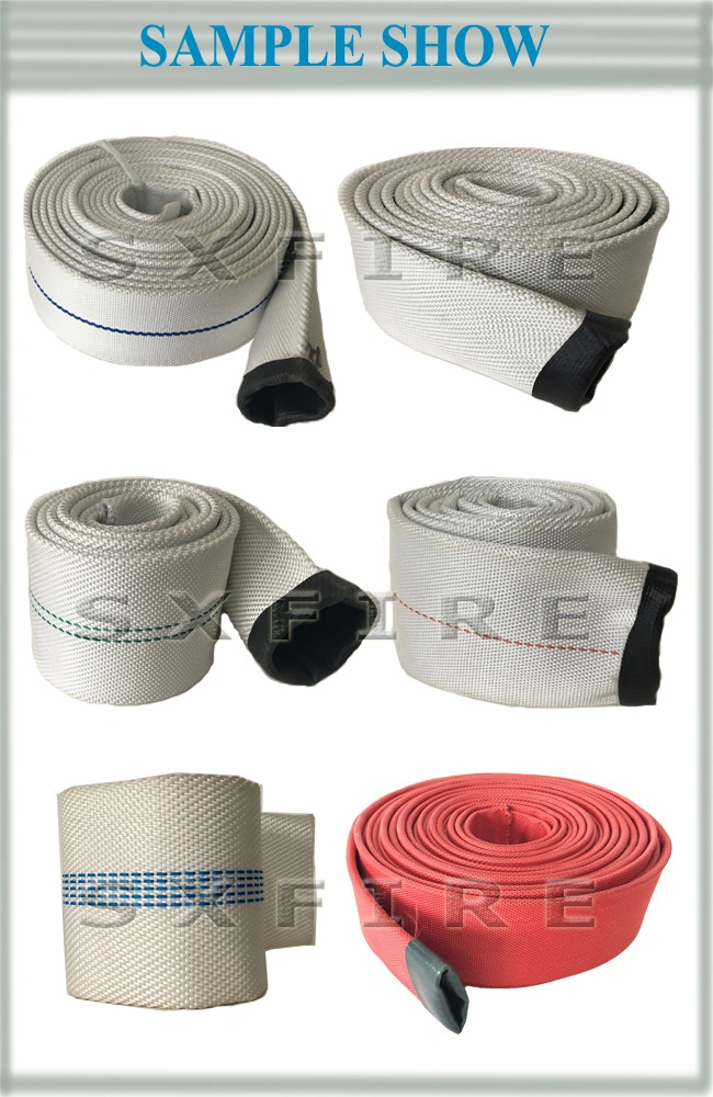 5" Single Jacket PVC Rubber Lay-Flat Discharge Agricultural Irrigation Pipe Hose (multiple size options)