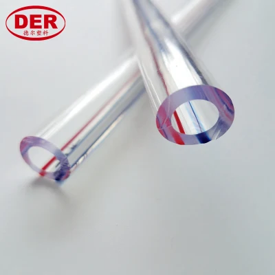 Manguera de agua flexible transparente de una capa de plástico PVC transparente/simple/monocapa
